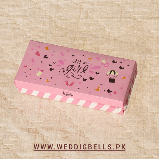 It's a Girl Pink Sweet Box | Baby Girl Thank You Favors (30pcs)