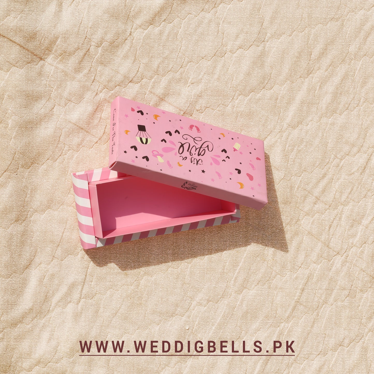 It's a Girl Pink Sweet Box | Baby Girl Thank You Favors (30pcs)