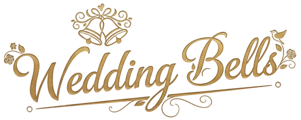 generete text logo for "wedding bells"