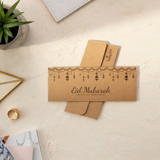 Eidi Envelop Design 8- Pack of 10 | Kraft Paper