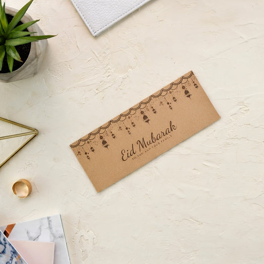 Eidi Envelop Design 8- Pack of 10 | Kraft Paper